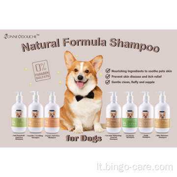 Pūkuotas šampūnas šunims Privati ​​etiketė